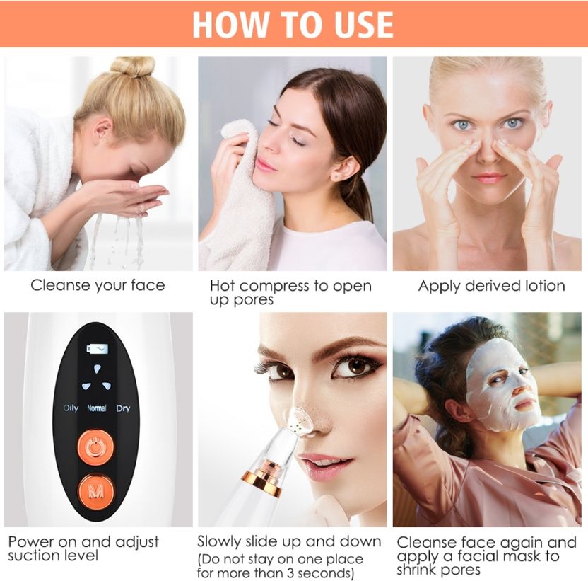 FURESTA Blackhead Remover Vacuum Suction Device (Pack of 1) - Image 7