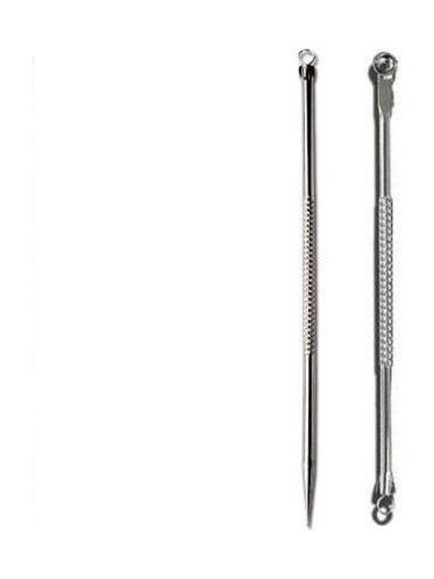 J & F Stainless Steel Blackhead Remover Needle(Pack of 2)