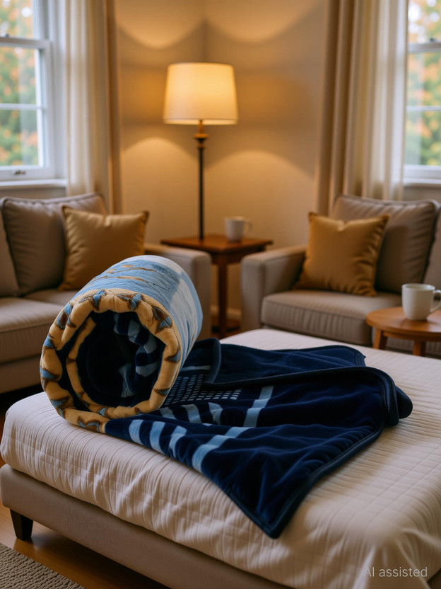 kirshinaENTERPRISES Printed King Weighted Blanket for  Heavy Winter(Microfiber, Multicolor - 1)