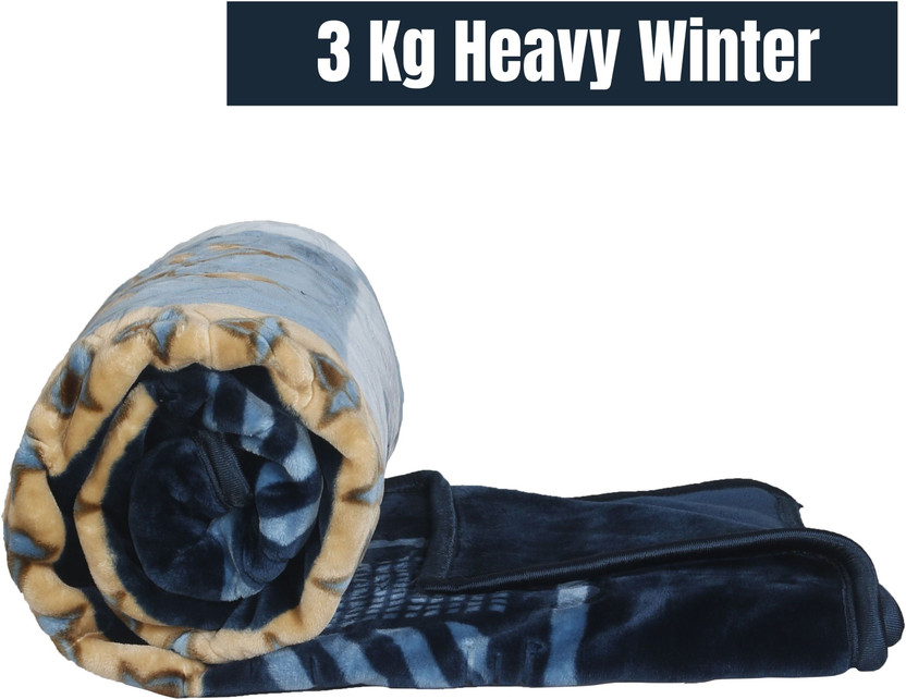Deniyal ENTERPRISES Printed King Weighted Blanket for  Heavy Winter(Microfiber, Multicolor - 1)