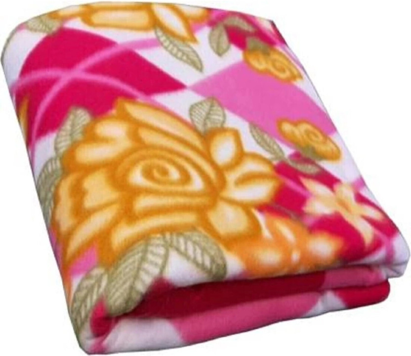 AGIDECOR Floral Single Fleece Blanket for  AC Room(Microfiber, Multicolor)