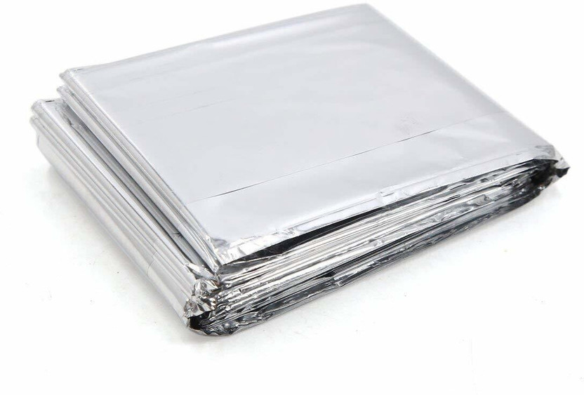 Add Gear Solid Single Wearable Blanket for  Mild Winter(Silk, Silver Golden)