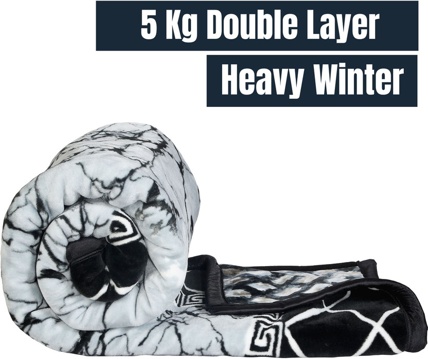 kirshinaENTERPRISES Printed King Weighted Blanket for  Heavy Winter(Polyester, Multicolor - 4)