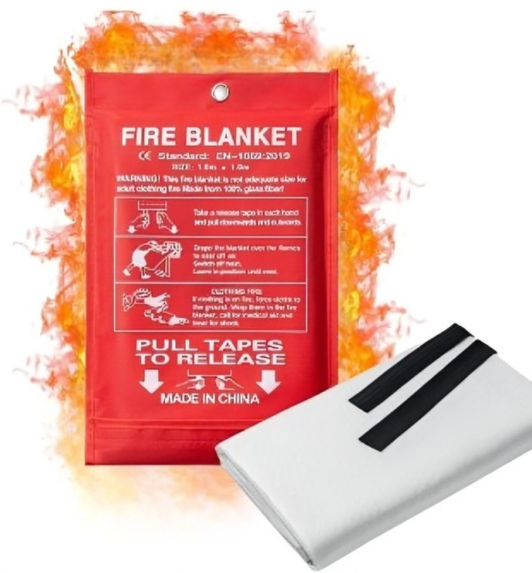 blot fire Solid Single Thermal Blanket for  Mild Winter(Polyester, White)
