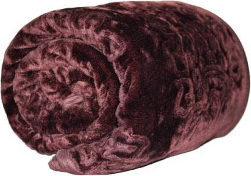 Flipkart Flipkart SmartBuy Floral Single Mink Blanket for  Heavy Winter(Microfiber, Brown) - Flipkart Deal