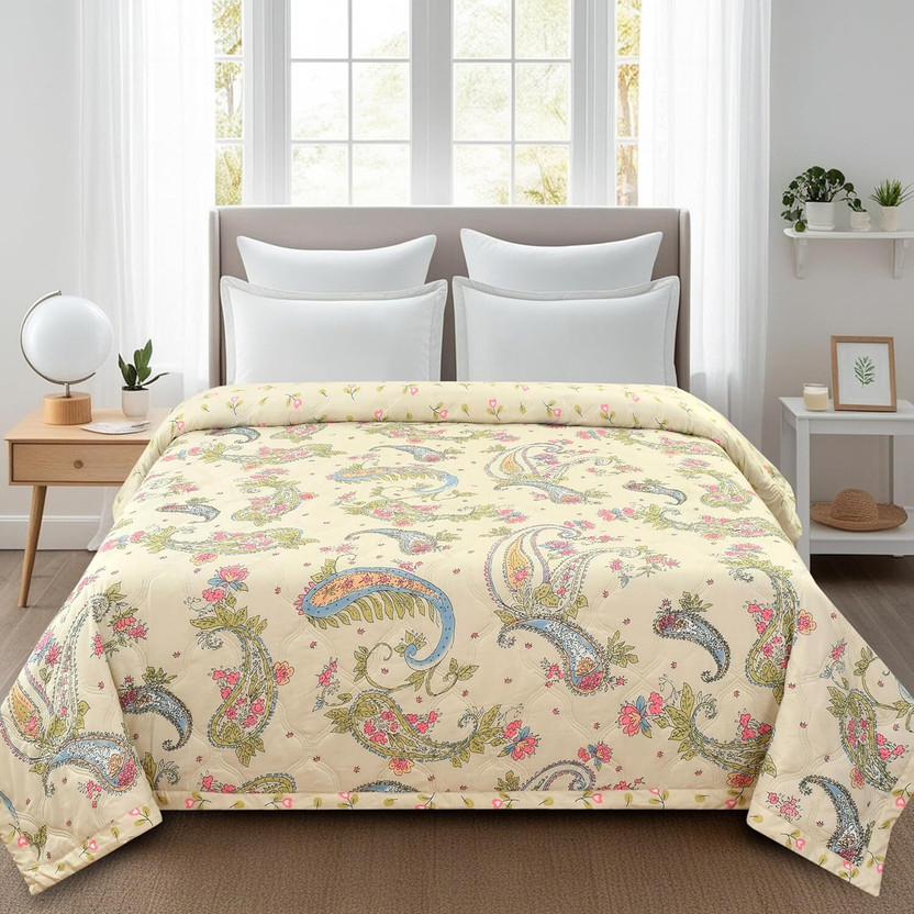 SANJU CORPORTION Printed Double Comforter for  AC Room(Cotton, Printed 248)