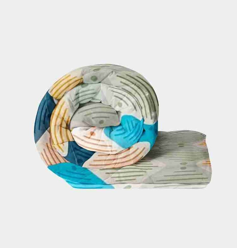 YUKU Printed Double Quilt for  Heavy Winter(Poly Cotton, Multi lehar)