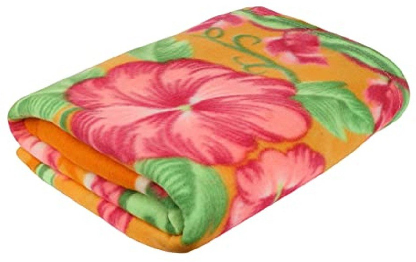 Kolva Printed Single Quilt for  Heavy Winter(Woollen Blend, Multicolor)