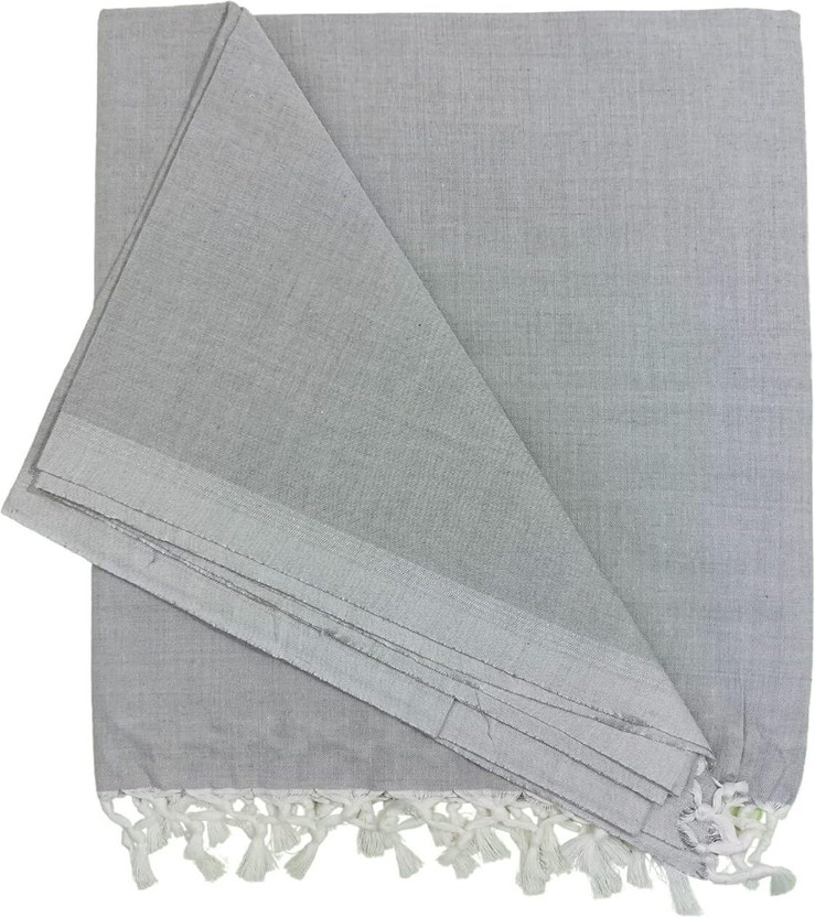 EthnicAlive Solid Single AC Blanket for  AC Room(Silk, Grey)