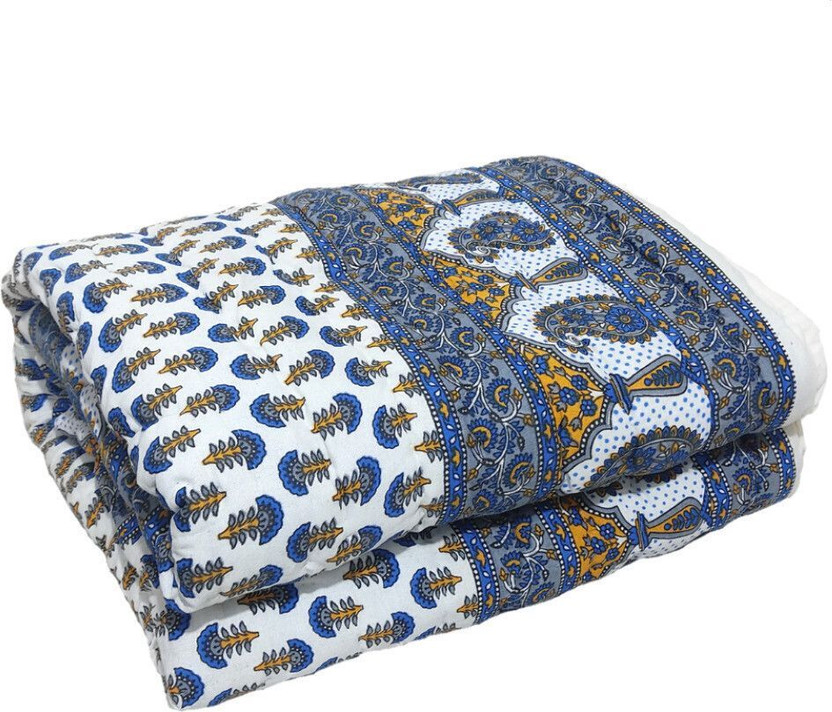 Gnudi Gnudi Floral Double Quilt for  AC Room(Cotton, Multicolor) - Flipkart Deal