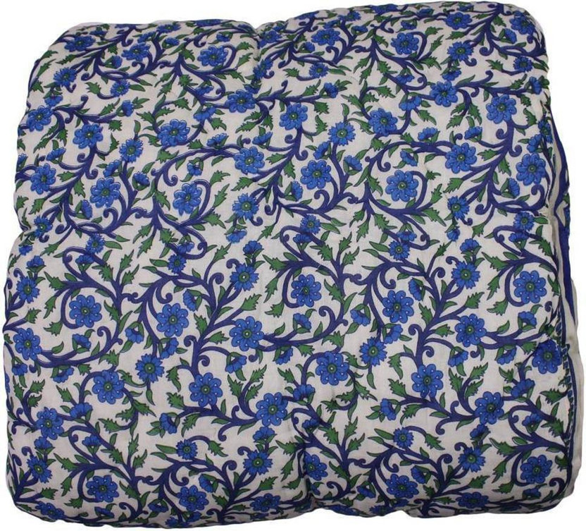 Deeksha Deeksha Self Design Queen Quilt for  Mild Winter(Cotton, Multicolor) - Flipkart Deal