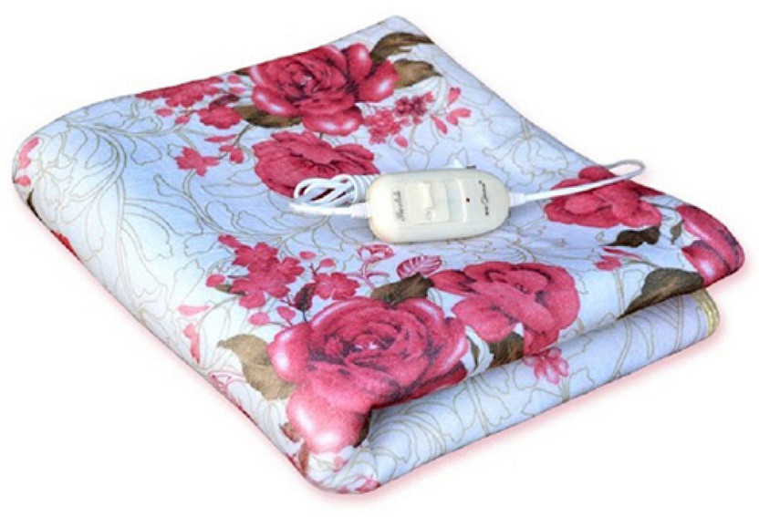 Maxplus Floral Double Electric Blanket for  Heavy Winter(Polyester, Multicolor)