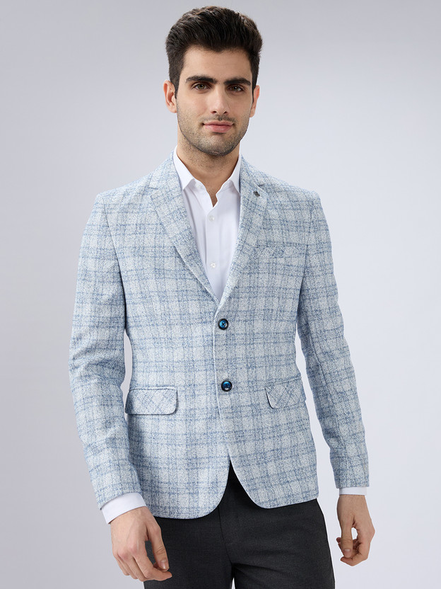 KILLER Checkered Single Breasted Casual Men Blazer(Multicolor)