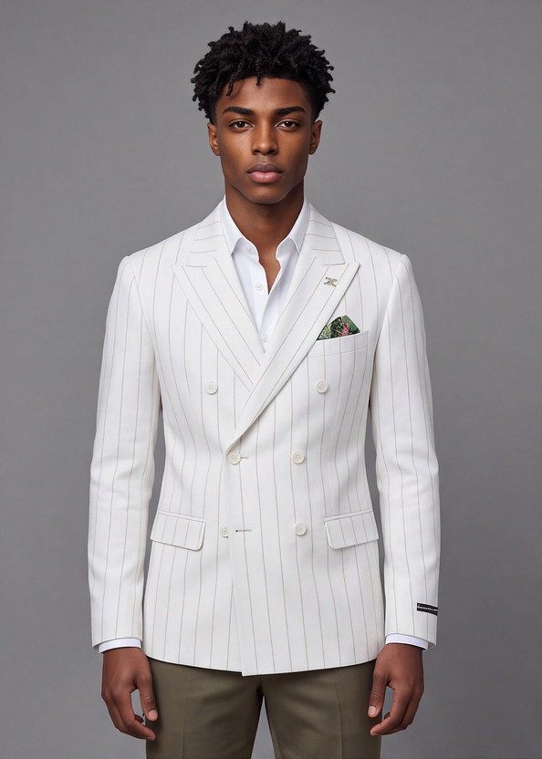 KILLER KILLER Striped Double Breasted Casual Men Blazer(White) - Flipkart Deal