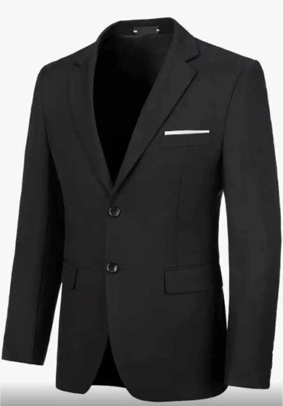 KOAT KOAT MAN Solid Single Breasted Formal Men Blazer(Black) - Flipkart Deal