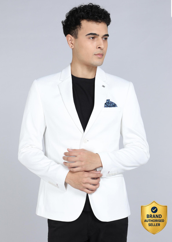 KILLER KILLER Solid Single Breasted Casual Men Blazer(White) - Flipkart Deal