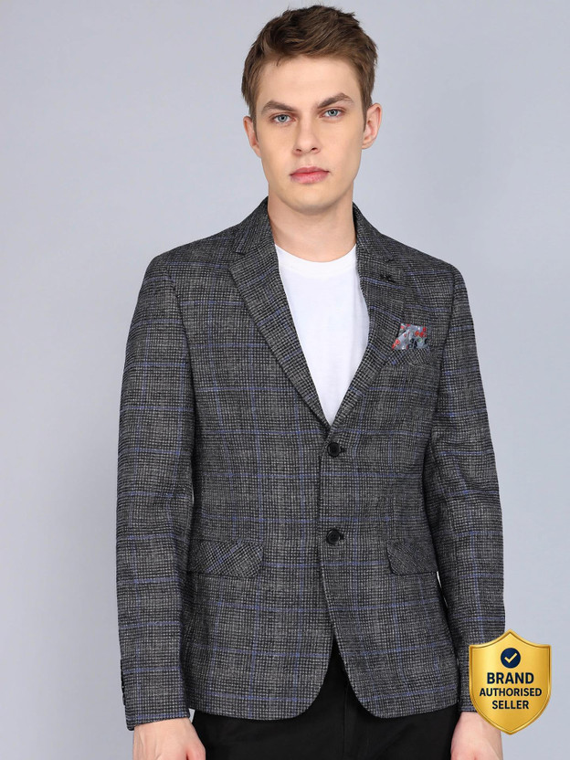 KILLER KILLER Checkered Single Breasted Casual Men Blazer(Black) - Flipkart Deal
