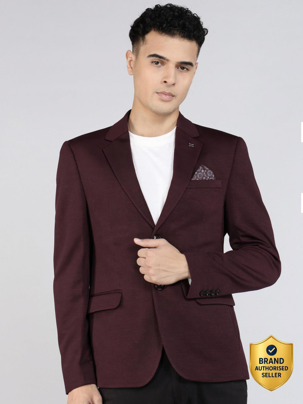 KILLER KILLER Self Design Single Breasted Casual Men Blazer(Maroon) - Flipkart Deal
