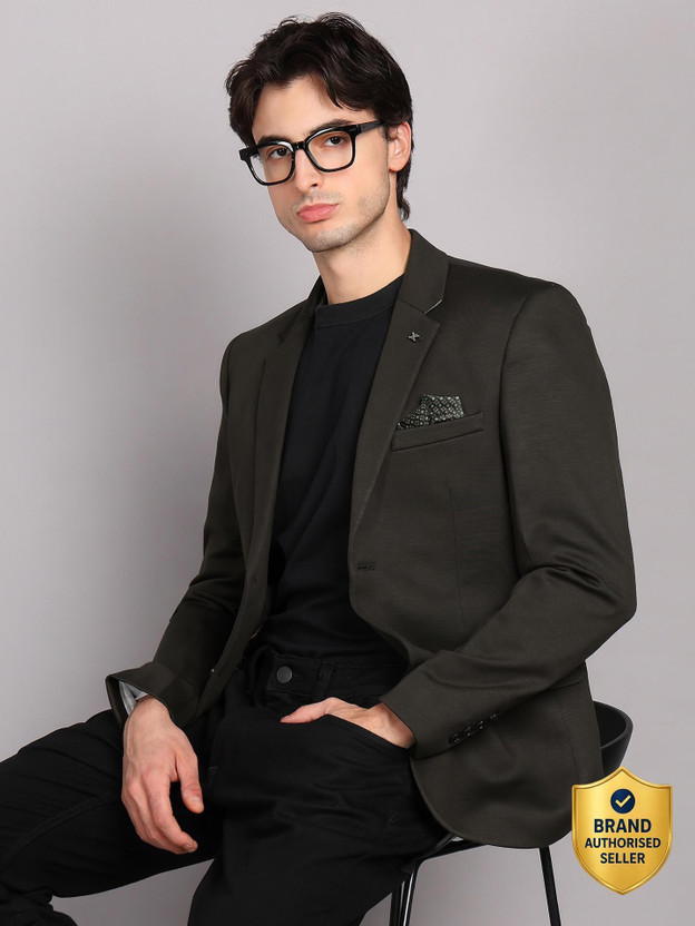 KILLER KILLER Solid Single Breasted Casual Men Blazer(Dark Green) - Flipkart Deal