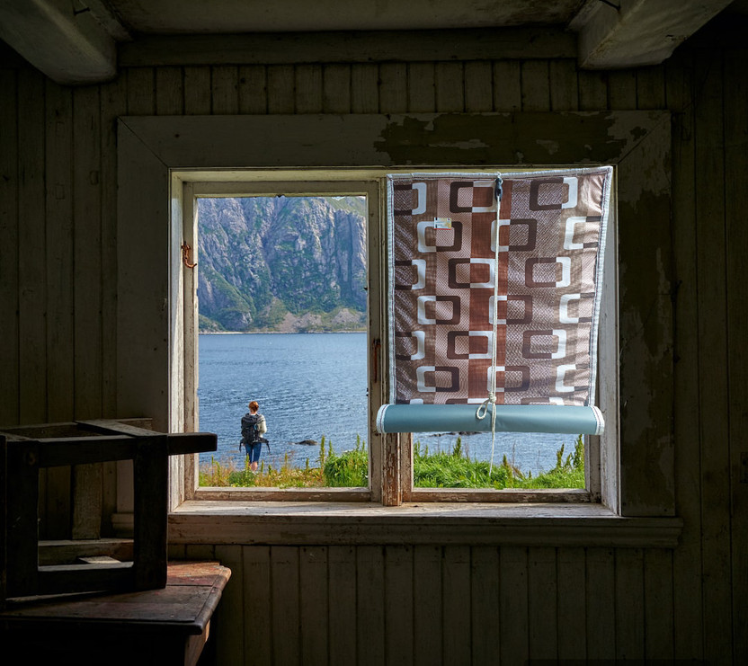 Dhori Roller Blind Hand Drawn In Window(Bamboo, Cloth, Polyester, 213 cm x 121 cm, (6.99 ft x 3.97 ft))