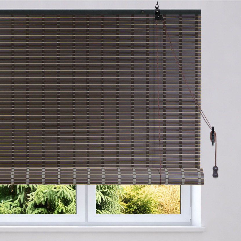 RK DECOR Roller Blind Cord Drawn On Window(Polyvinyl Chloride (PVC), 121 cm x 121 cm, (3.97 ft x 3.97 ft))