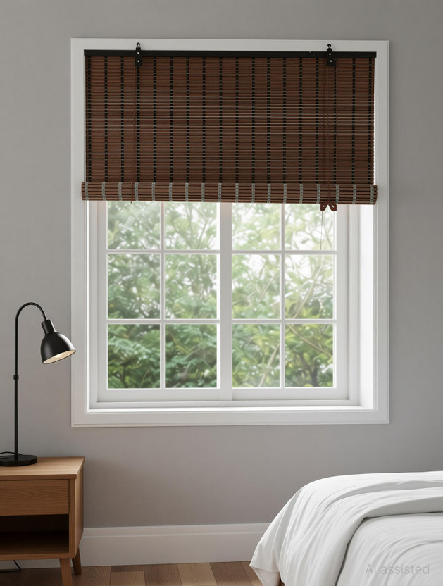 RK RK DECOR Roller Blind Cord Drawn On Window(Polyvinyl Chloride (PVC), 121 cm x 121 cm, (3.97 ft x 3.97 ft)) - Flipkart Deal
