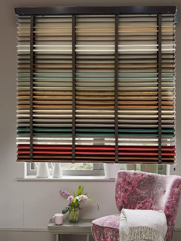 GD GUPTA AND COMPANY Venetian Blind Cord Drawn On Window(Wood, 152 cm x 112 cm, (4.99 ft x 3.67 ft))