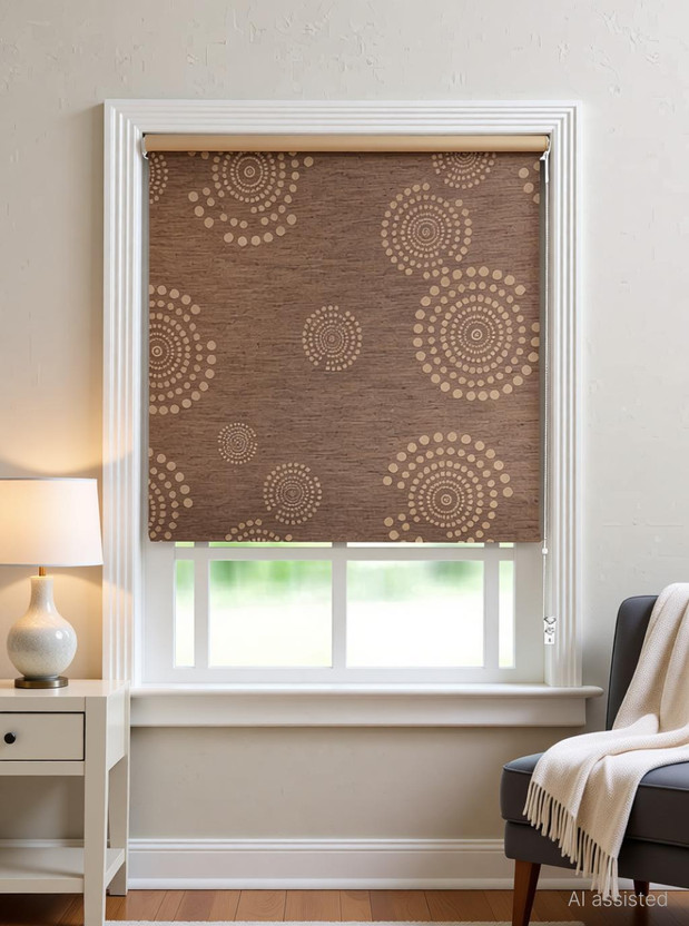 GD GC Roller Blind Cord Drawn On Window(Polyester, 152 cm x 63 cm, (4.99 ft x 2.07 ft))