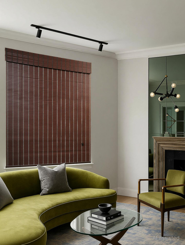 Mr.chickwala Roller Blind Hand Drawn On Ceiling(Polyvinyl Chloride (PVC), 153 cm x 121 cm, (5.02 ft x 3.97 ft))