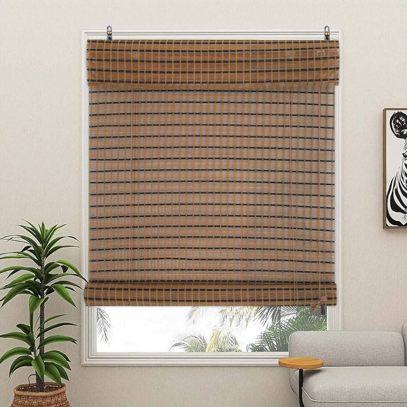 Mr.chickwala Roller Blind Hand Drawn On Ceiling(Bamboo, 152 cm x 120 cm, (4.99 ft x 3.94 ft))