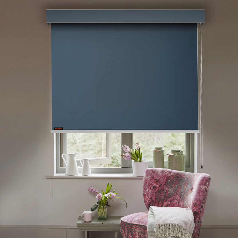 Hippo Hippo Roller Blind Cord Drawn On Window(Polyester, 152.4 cm x 91.44 cm, (5.0 ft x 3.0 ft)) - Flipkart Deal