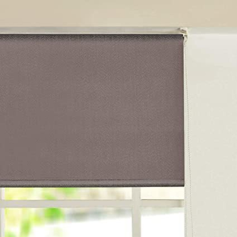 Deco Window Roller Blind Cord Drawn In Window(Polyester, 213 cm x 142 cm, (6.99 ft x 4.66 ft))