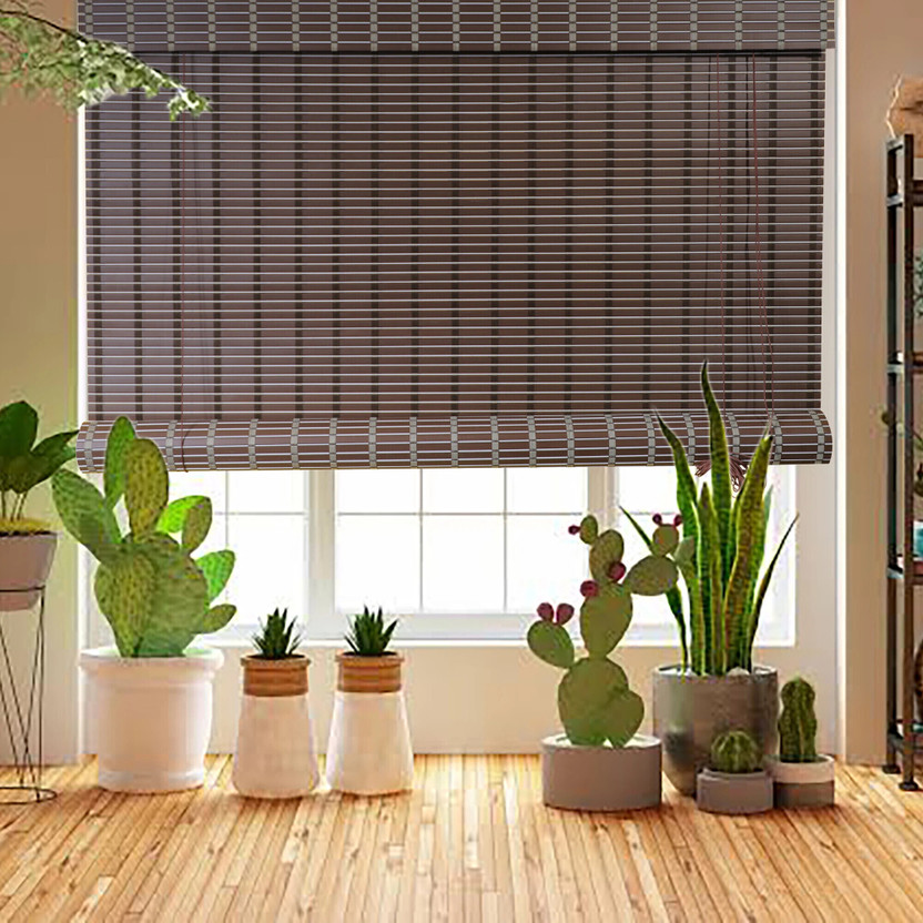 RK DECOR Roller Blind Cord Drawn On Window(Polyvinyl Chloride (PVC), 152 cm x 121 cm, (4.99 ft x 3.97 ft))