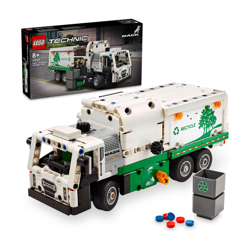 LEGO LEGO Technic Mack LR Electric Garbage Truck 42167 ( 503 Pieces)(Multicolor) - Flipkart Deal