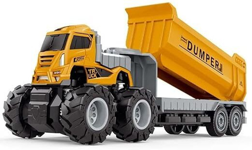 Zuuluzrs Dumper Truck Toys For Kids Friction Powered Truck Dumper Truck(Multicolor)