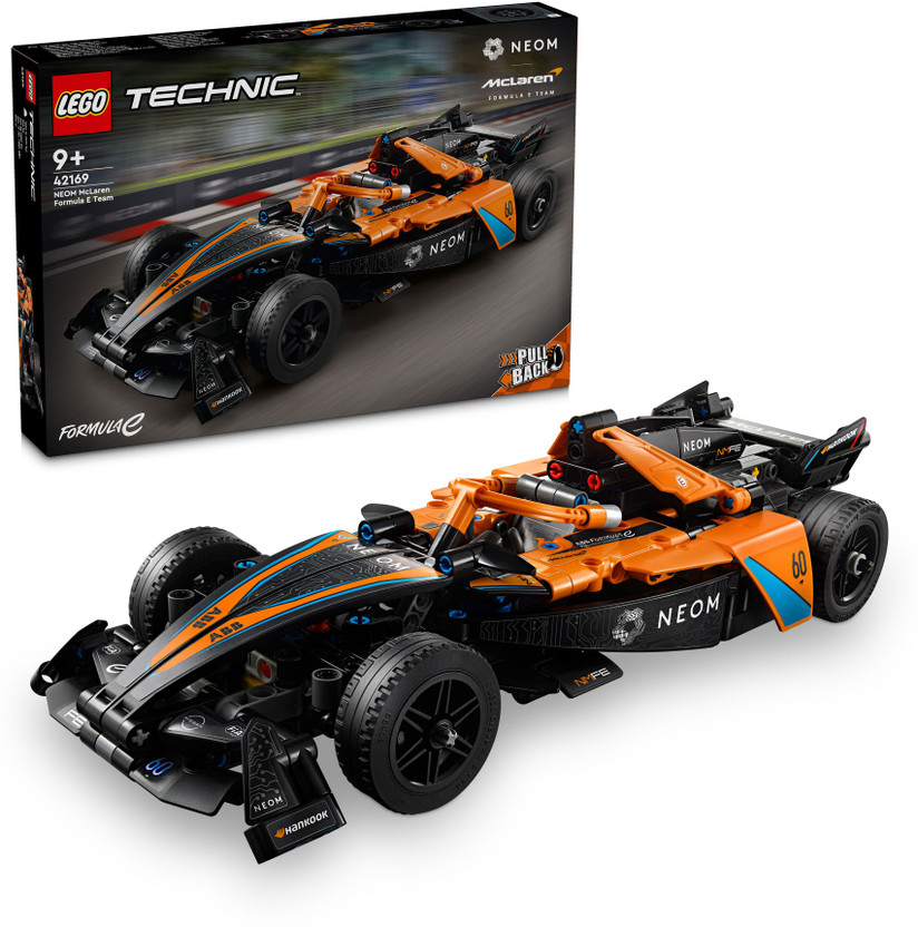LEGO Technic NEOM McLaren Formula E Race Car 42169 ( 452 Pieces)(Multicolor)