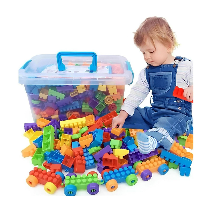 BOZICA Building Blocks 100 pcs Educational Learning Game Toys for Kids Boys 3-7 years(Multicolor)