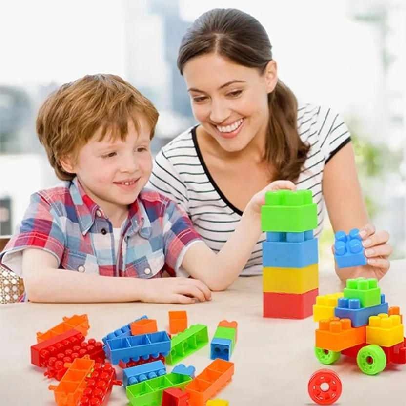 Sharvil DIY Building Blocks Educational Learning Skill Development Toy 100pcs(Multicolor)