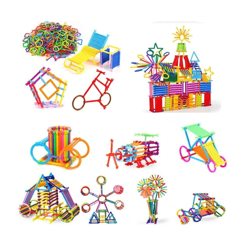 ARIZON ShapeFlex DIY Smart Sticks - 100 Pieces of Creative Building Blocks for Kids(Multicolor)