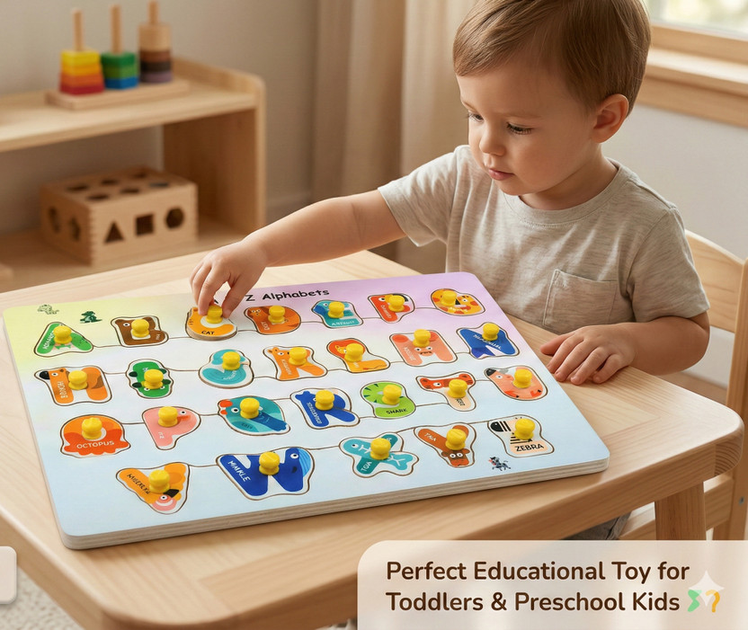 BOZICA 3D Wooden Educational Creative Learning Puzzle Toy for Kids(Multicolor)