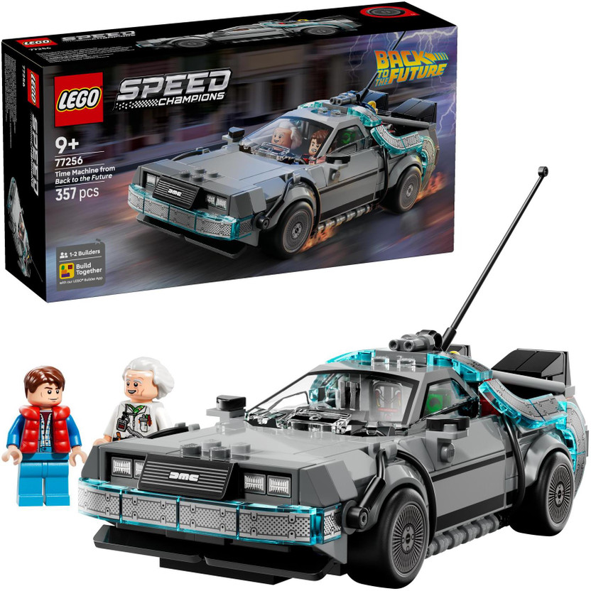 LEGO Speed Champions Time Machine from Back to the Future 77256(Multicolor)