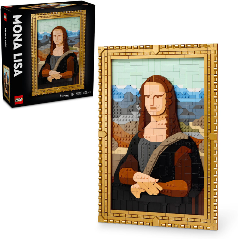 LEGO Art Mona Lisa Painting Building Set for Adults 31213(Multicolor)