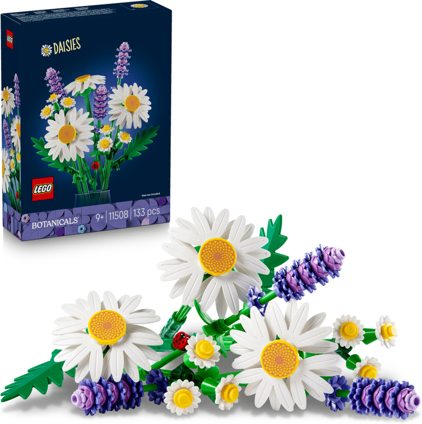 LEGO Botanicals Daisies Flower Decor 11508(Multicolor)
