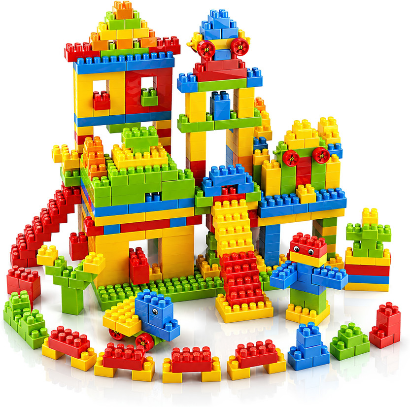 Be bright Colorful Jumbo Building Bricks Set for Boys Girls Age 3+ Years(Multicolor)