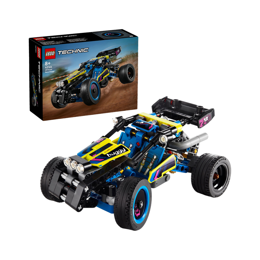 LEGO Technic Off-Road Race Buggy Car Toy 42164 (219 Pieces)(Multicolor)