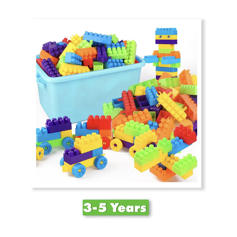 ARIZON New Creative 100+Building Blocks Educational Learning Skill Development Toy(Multicolor)