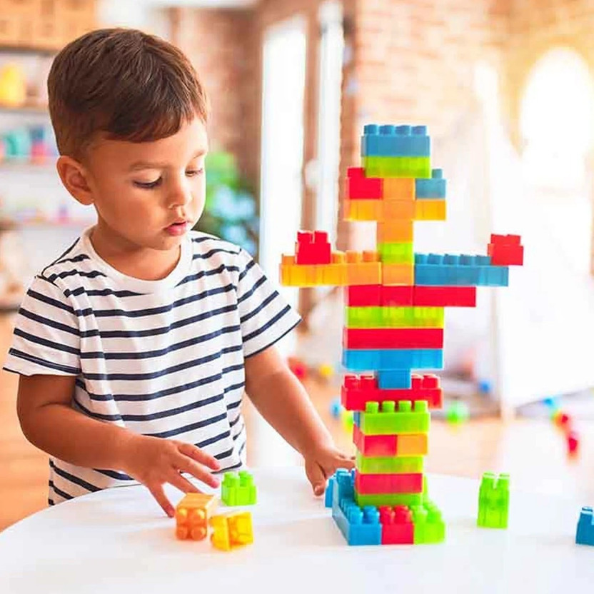 Tozzby Tozzby 60+ Pcs Small Building Bricks and Blocks for Kids with Wheel Age 3+(Multicolor) - Flipkart Deal