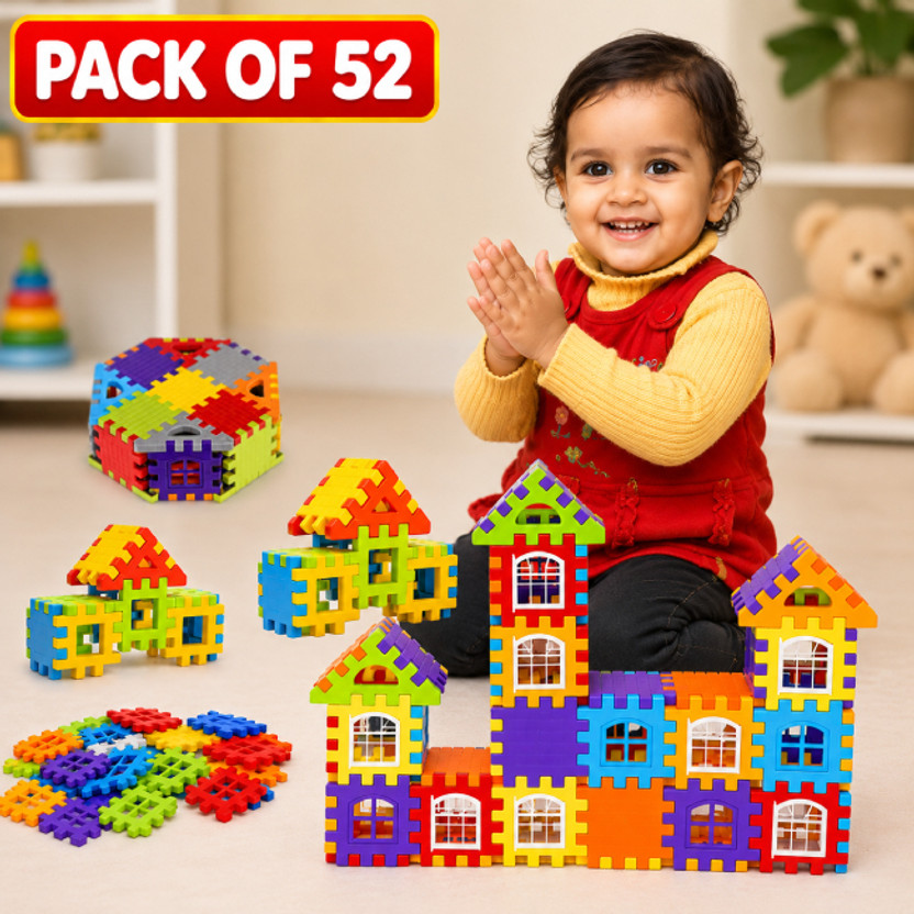 AArozworld NEW PRICE My Happy House Learning Educational Brain Puzzle Kids Gift(Multicolor)