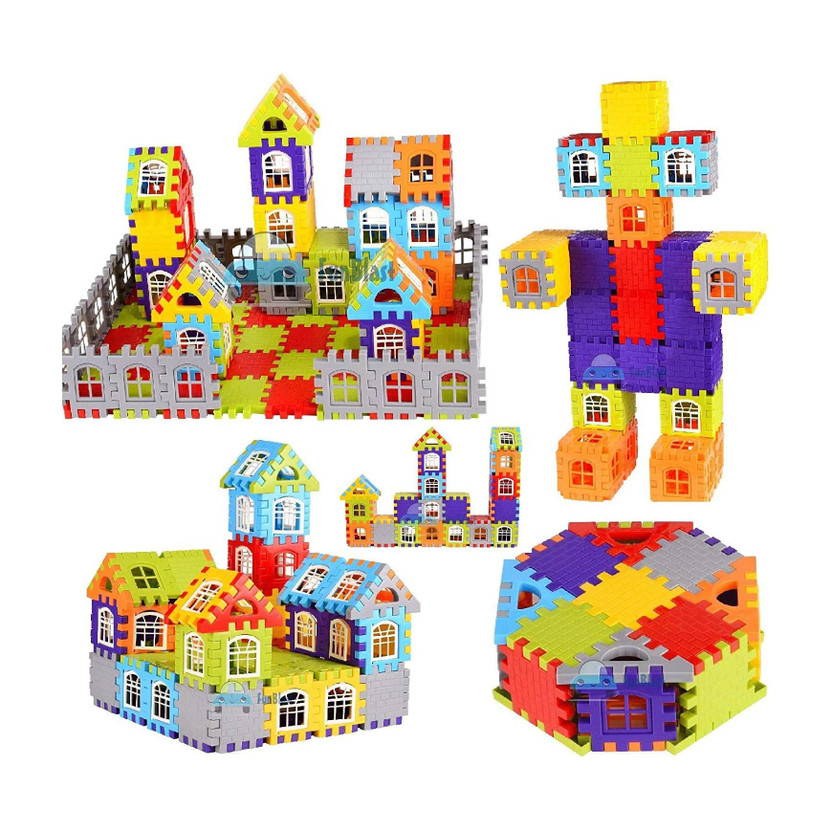 ELEXN Best Price Happy House Building Block Learning/Educational Puzzle Toy Kids Gift(Multicolor)