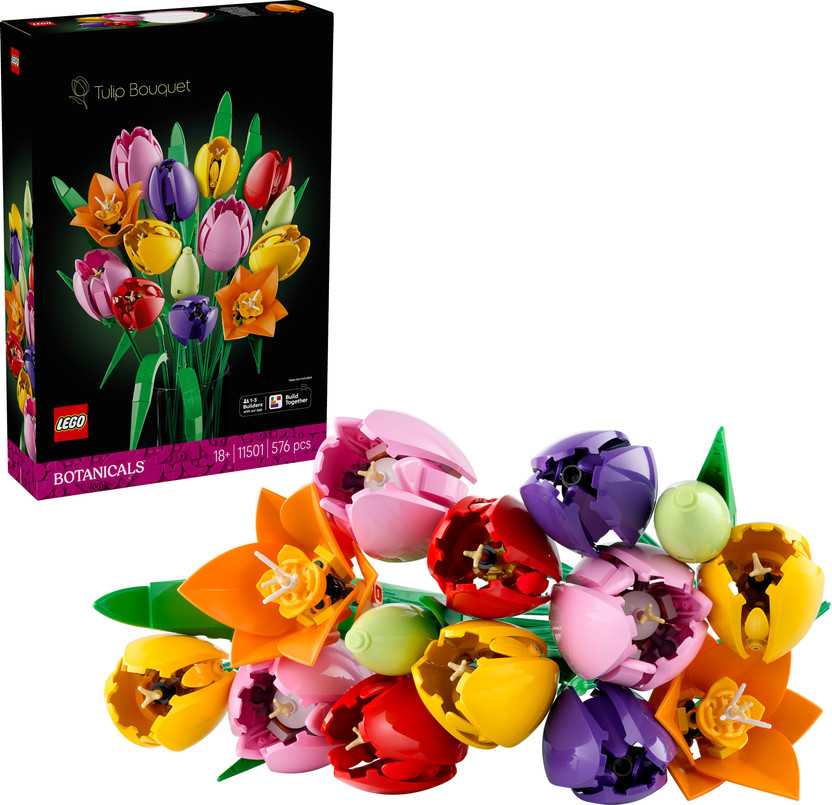 LEGO Botanicals Tulip Bouquet Flower Decor 11501(Multicolor)
